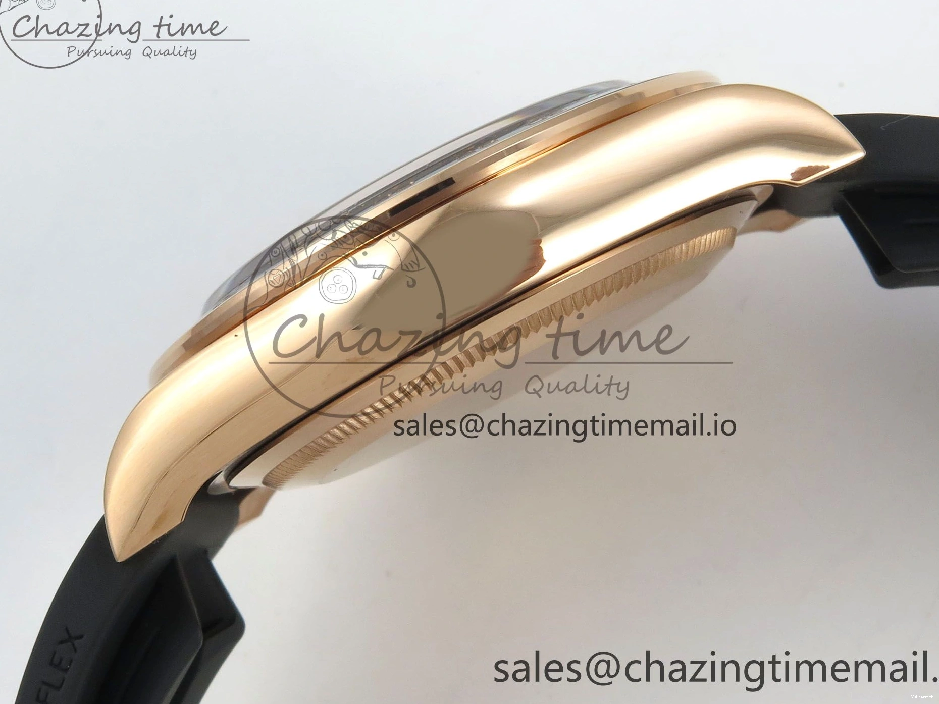 RG Oysterflex Edition 126515 VSF Daytona on 1:1 VS4131 (Weighted) Strap Dial Black V2 Best 0120